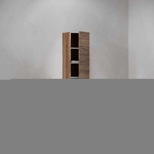 Шкаф-пенал Sancos Urban PUR35ECH 40х160 подвесной цвет коричневый - фото 2